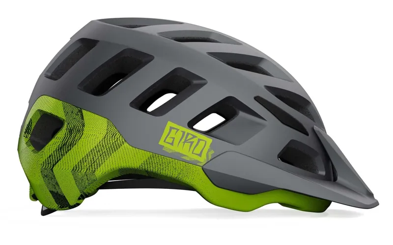 Giro Radix Dirt Helmet Matte Black/Anodized Lime-2